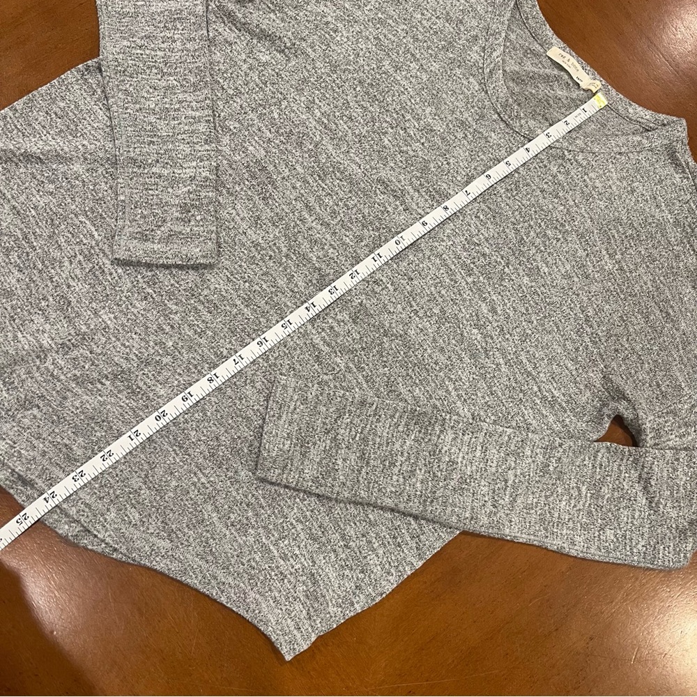 Rag & Bone Women’s Hudson Long-Sleeve Relaxed Fit Jersey Tee XS Heather Gray - Picture 12 of 16